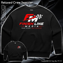 Load image into Gallery viewer, Relaxed Crew Sweater - Finish Line media
