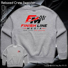 Load image into Gallery viewer, Relaxed Crew Sweater - Finish Line media
