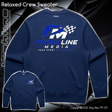 Load image into Gallery viewer, Relaxed Crew Sweater - Finish Line media
