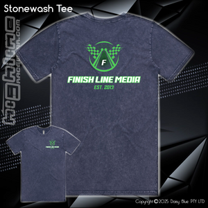 Stonewash Tee - Finish Line Media