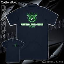 Load image into Gallery viewer, Cotton Polo - Finish Line Media
