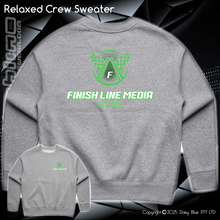 Load image into Gallery viewer, Relaxed Crew Sweater - Finish Line Media
