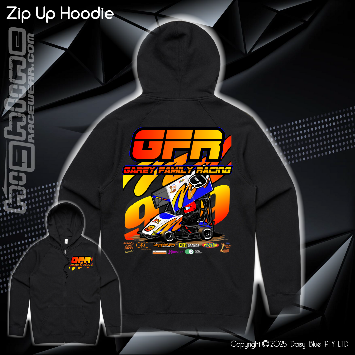 Zip Up Hoodie - Logan Willis GFR