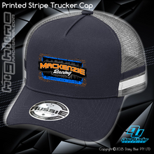 Load image into Gallery viewer, STRIPE Trucker Cap - Dave Mackenzie
