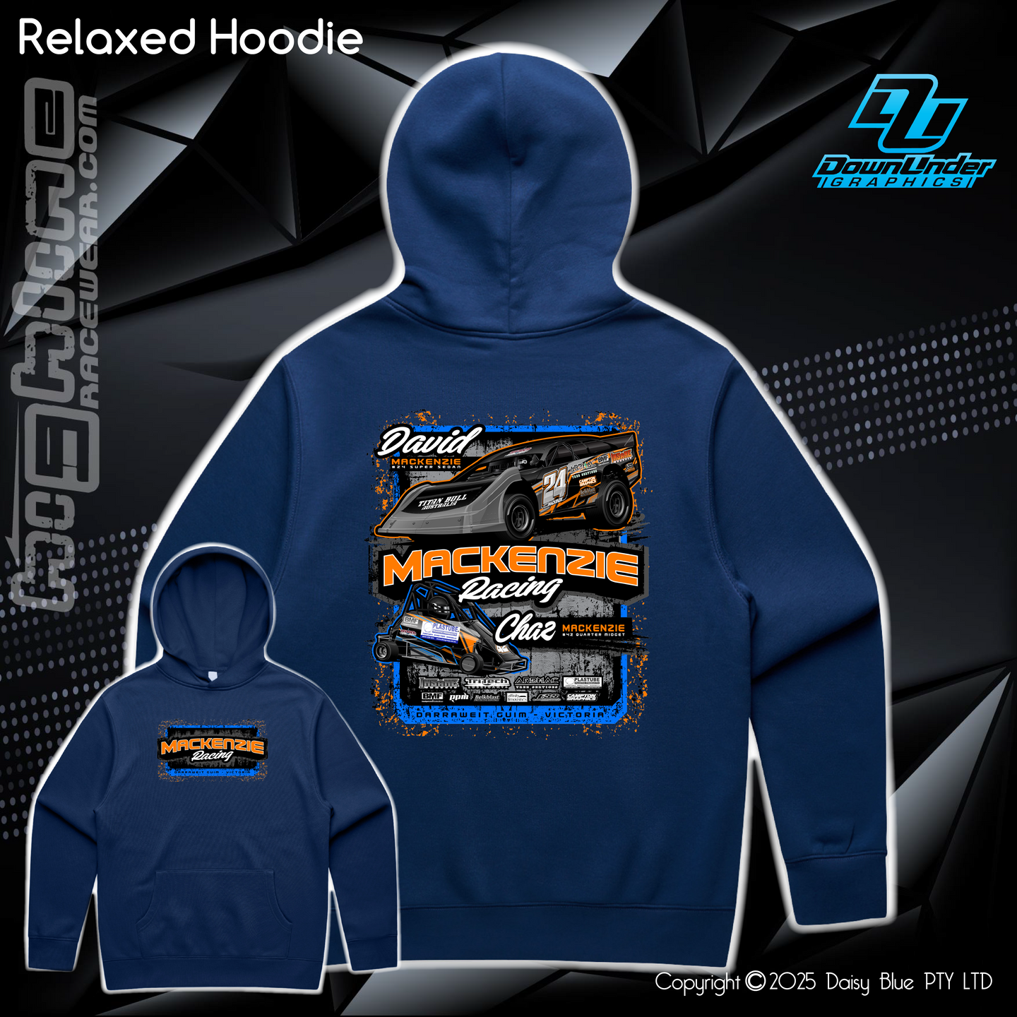 Relaxed Hoodie - Dave Mackenzie