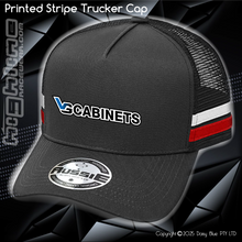 Load image into Gallery viewer, STRIPE Trucker Cap - VG Cabinets

