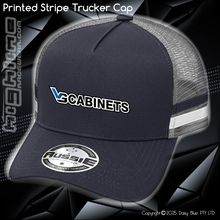 Load image into Gallery viewer, STRIPE Trucker Cap - VG Cabinets
