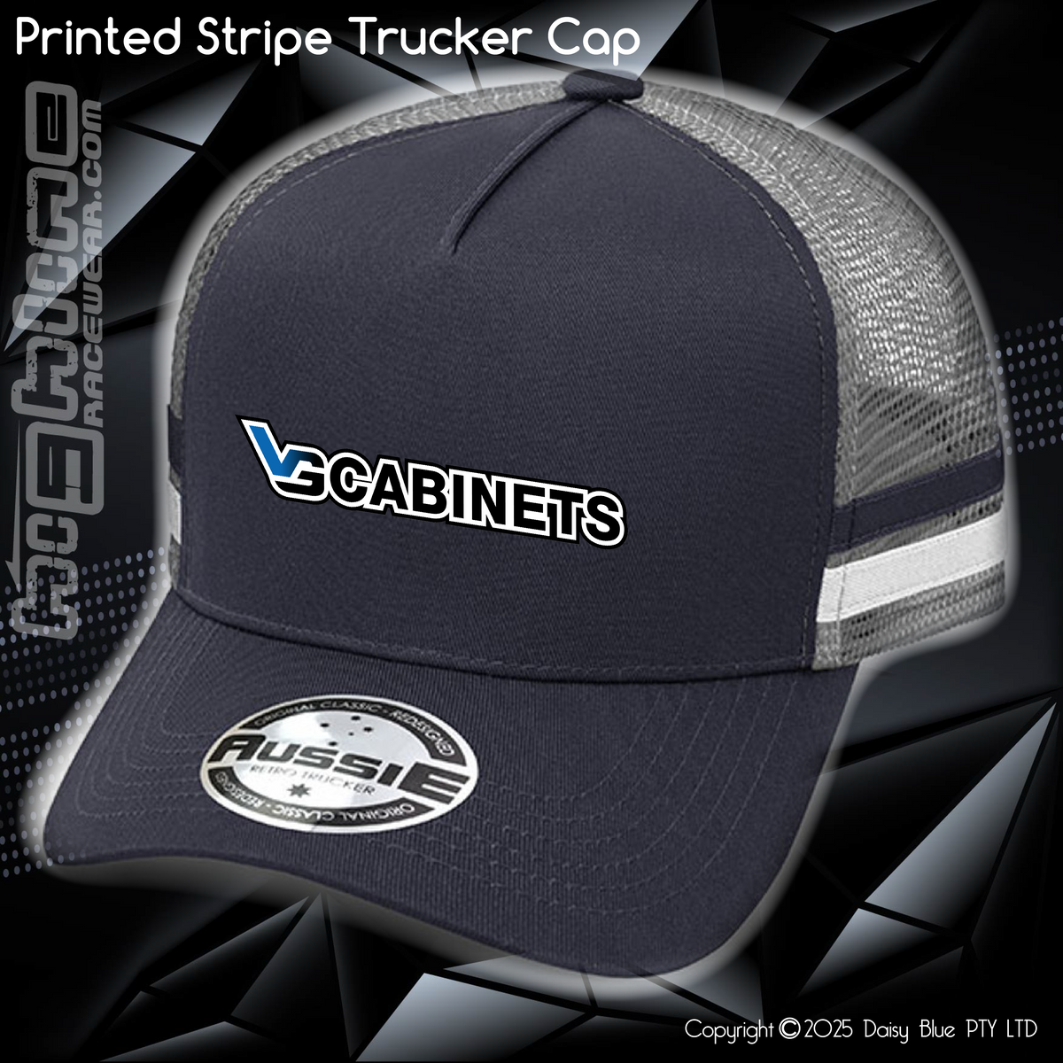 STRIPE Trucker Cap - VG Cabinets – Highline Racewear