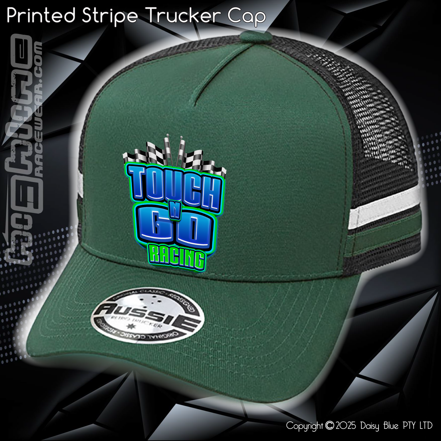 STRIPE Trucker Cap - Touch N' Go Racing