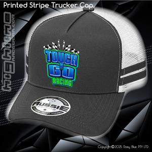 STRIPE Trucker Cap - Touch N' Go Racing