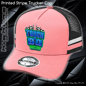 STRIPE Trucker Cap - Touch N' Go Racing