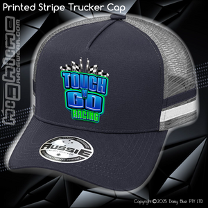 STRIPE Trucker Cap - Touch N' Go Racing