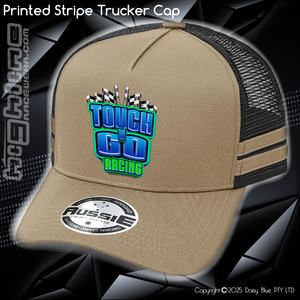 STRIPE Trucker Cap - Touch N' Go Racing