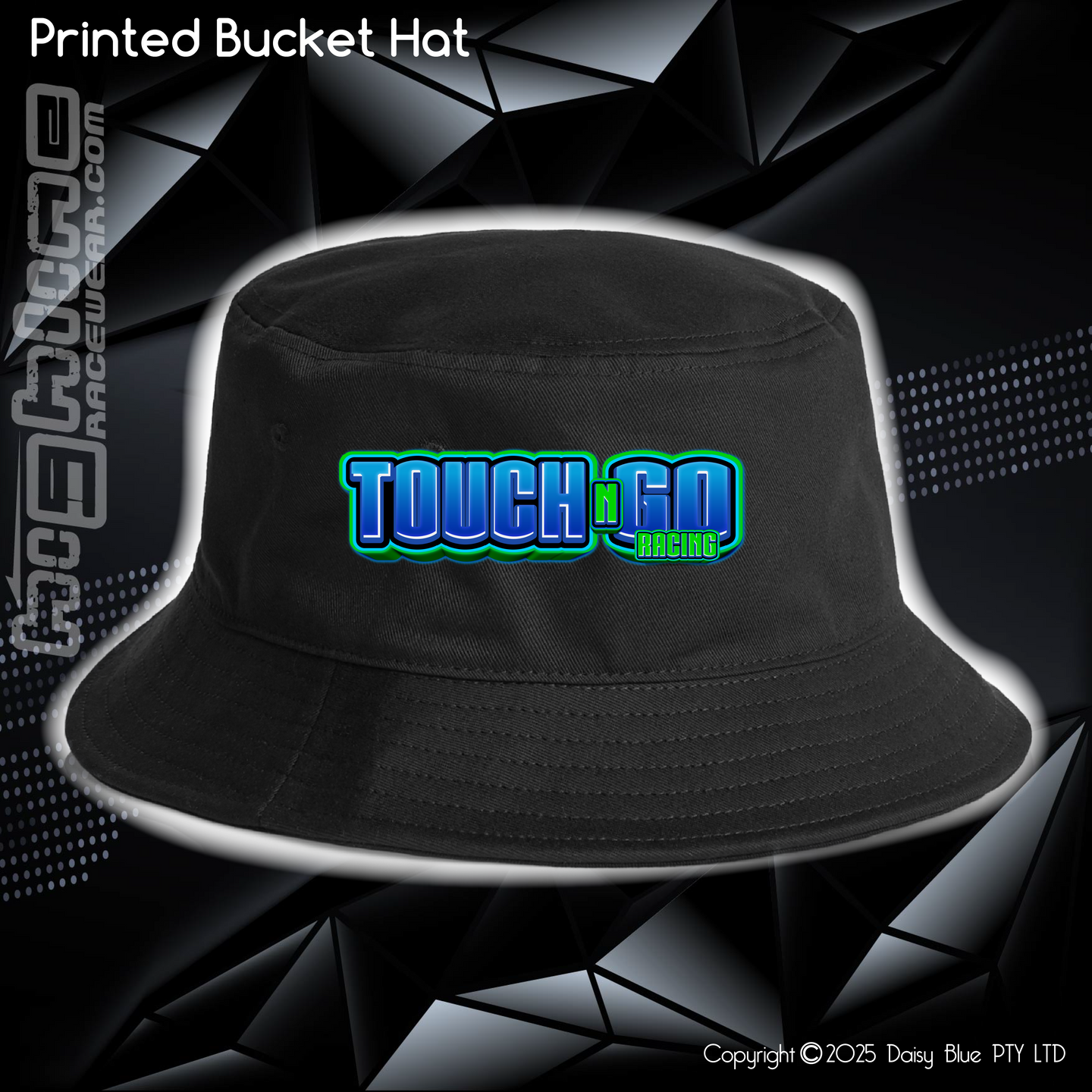 Printed Bucket Hat - Touch N' Go Racing
