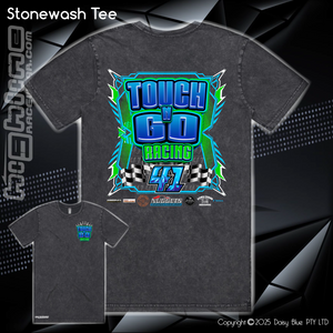 Stonewash Tee - Touch N' Go Racing