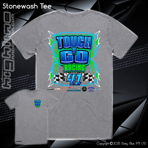 Stonewash Tee - Touch N' Go Racing