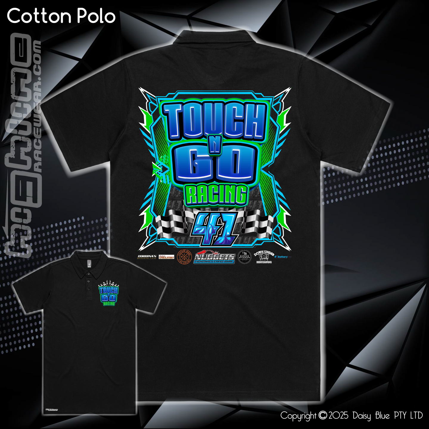 Cotton Polo - Touch N' Go Racing