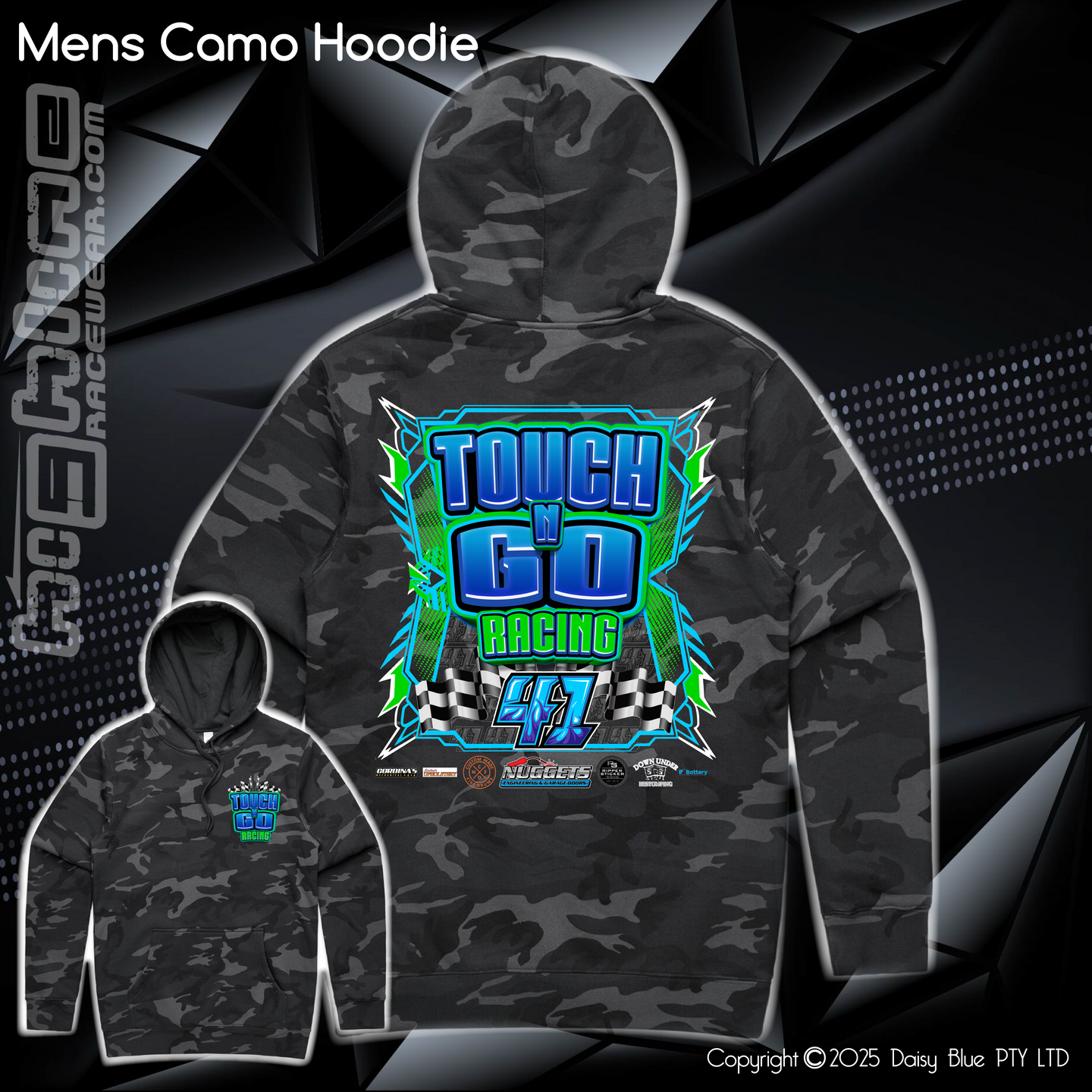 Camo Hoodie - Touch N' Go Racing