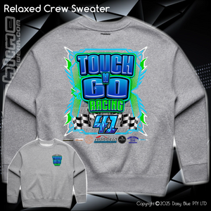 Relaxed Crew Sweater - Touch N' Go Racing