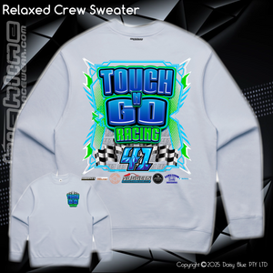 Relaxed Crew Sweater - Touch N' Go Racing
