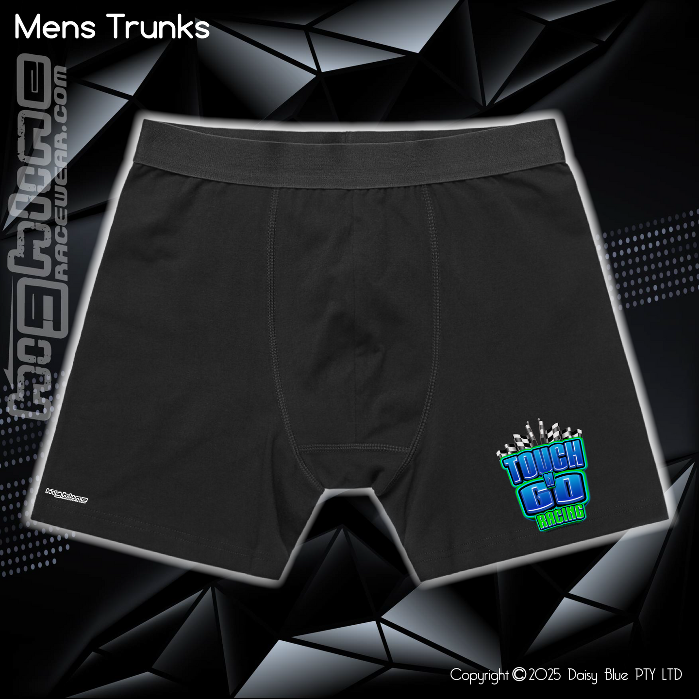Mens Trunks - Touch N' Go Racing