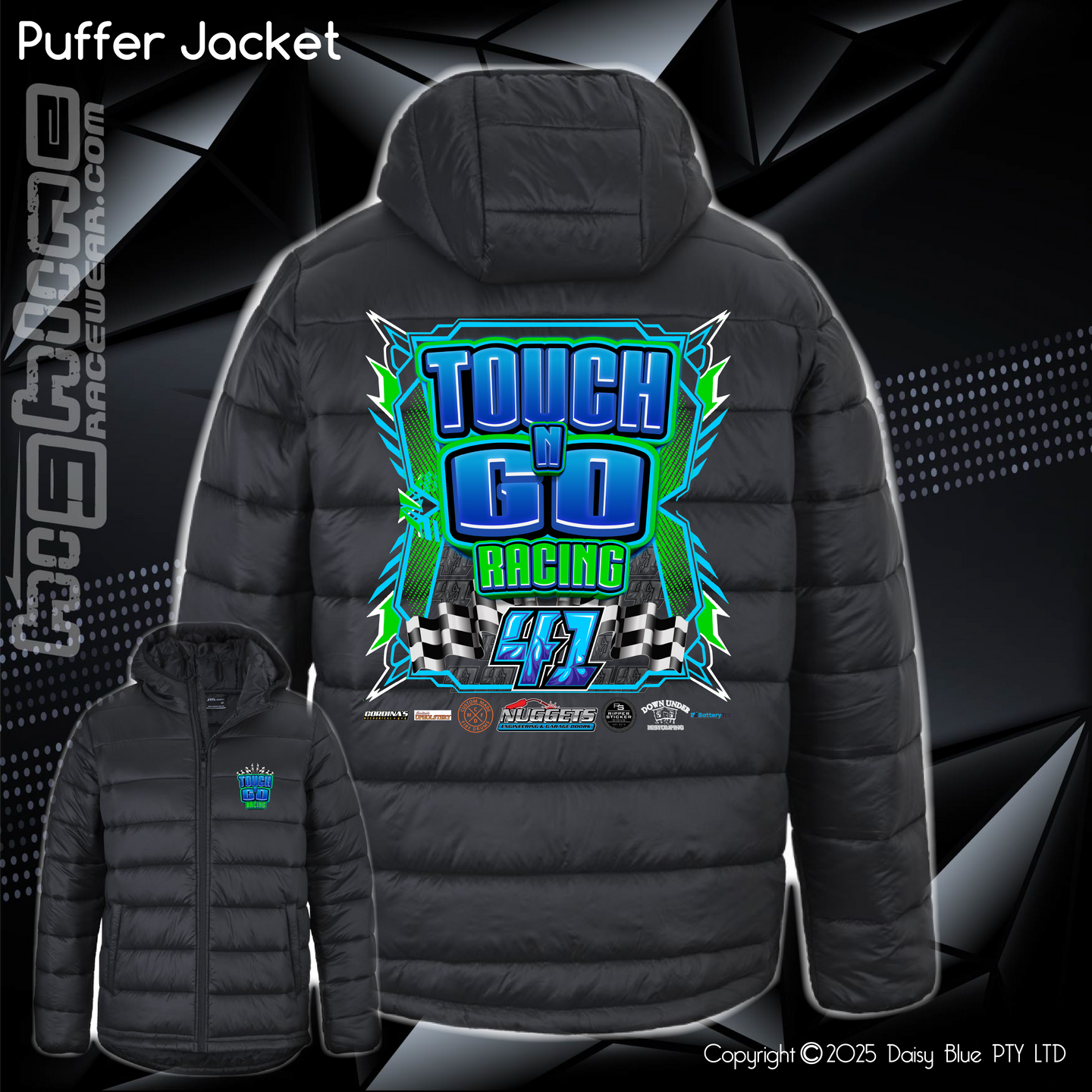 Puffer Jacket - Touch N' Go Racing