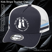 Load image into Gallery viewer, KIDS Stripe Trucker - Tolmie Tavern

