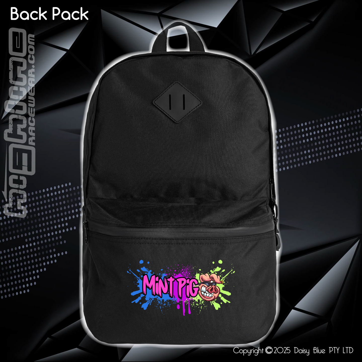 Back Pack - Mint Piglet Grunt