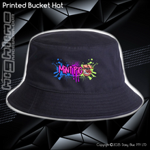 Load image into Gallery viewer, Printed Bucket Hat - Mint Piglet Grunt
