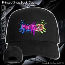 Load image into Gallery viewer, Printed Snap Back CAP - Mint Piglet Grunt
