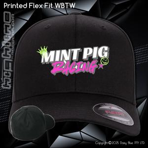 FLEX FIT CAP - Mint Piglet Race It