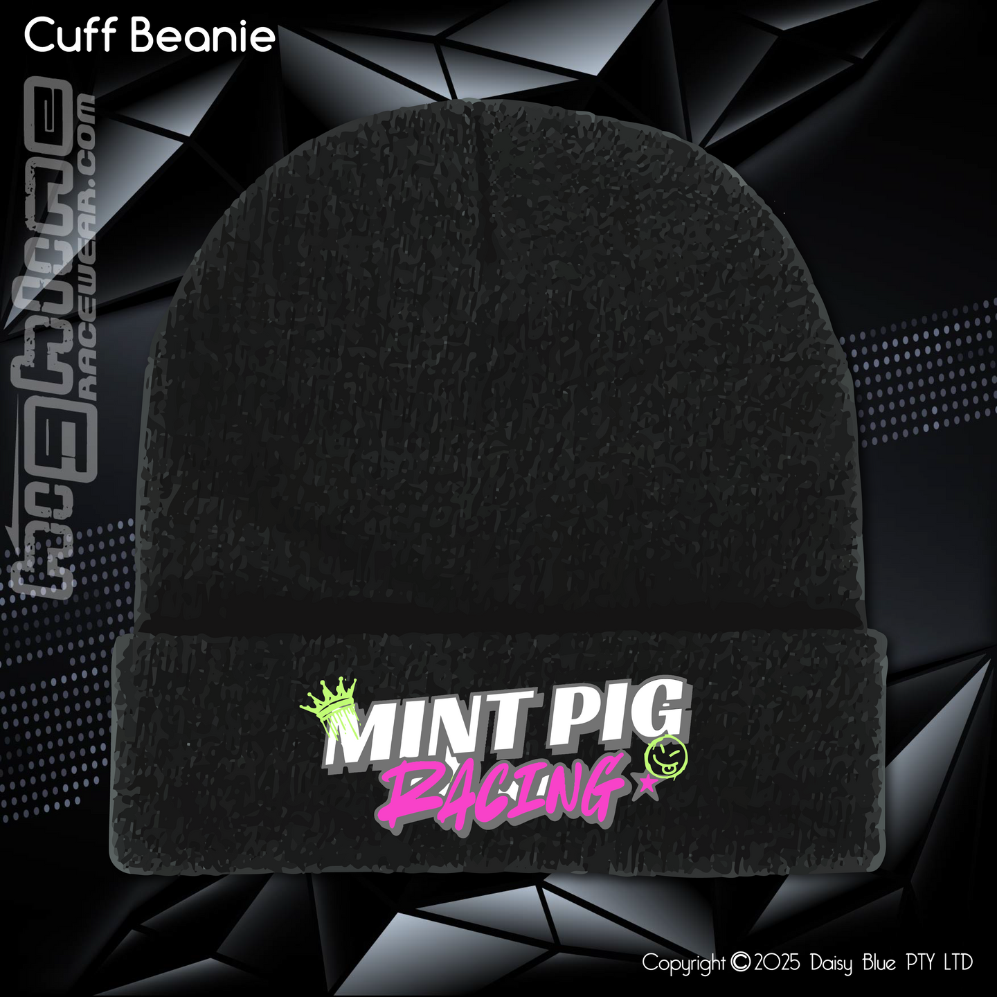 BEANIE - Mint Piglet Race It