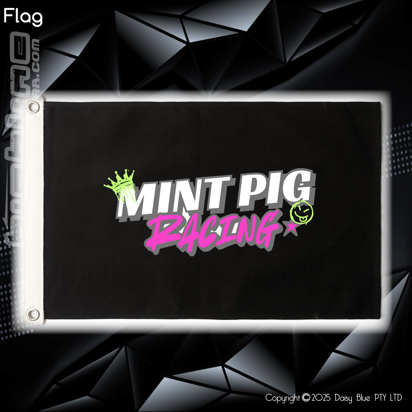 Flag - Mint Piglet Race It