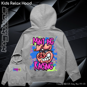 Relaxed Hoodie - Mint Piglet Grunt