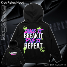 Load image into Gallery viewer, Relaxed Hoodie - Mint Piglet Race It
