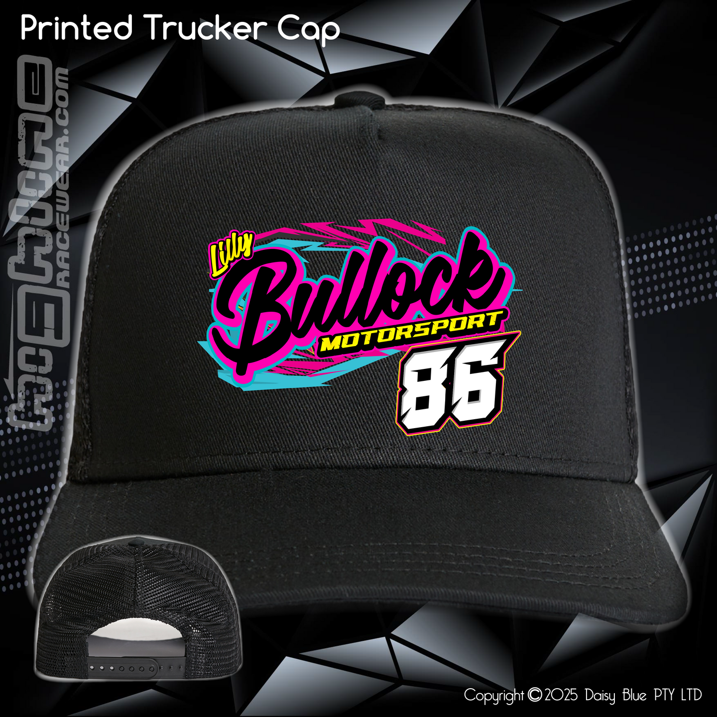 Printed Trucker Cap - Lilly Bullock