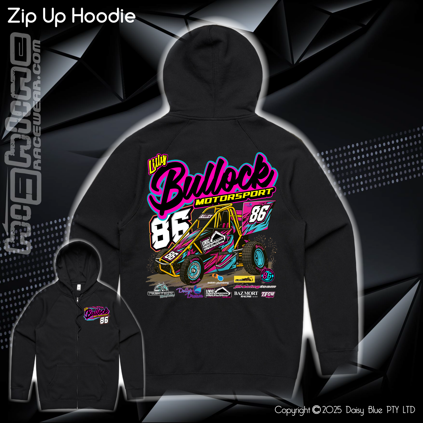 Zip Up Hoodie - Lilly Bullock