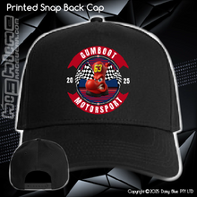 Load image into Gallery viewer, Printed Snap Back CAP - GUMBOOTS Motorsport
