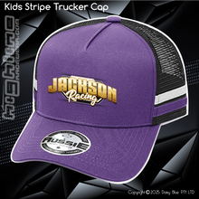 Load image into Gallery viewer, KIDS Stripe Trucker - Jackson Racing
