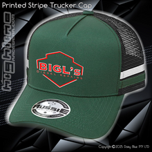 Load image into Gallery viewer, STRIPE Trucker Cap - Big L's Diesel Repairs
