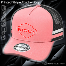 Load image into Gallery viewer, STRIPE Trucker Cap - Big L's Diesel Repairs
