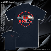 Load image into Gallery viewer, Cotton Polo - Big L's Diesel Repairs
