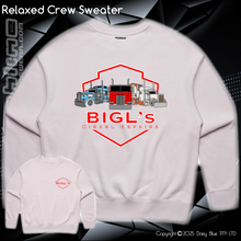 Load image into Gallery viewer, Relaxed Crew Sweater - Big L's Diesel Repairs
