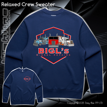 Load image into Gallery viewer, Relaxed Crew Sweater - Big L's Diesel Repairs
