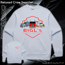 Load image into Gallery viewer, Relaxed Crew Sweater - Big L's Diesel Repairs
