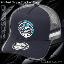Load image into Gallery viewer, STRIPE Trucker Cap - Skyy High Media
