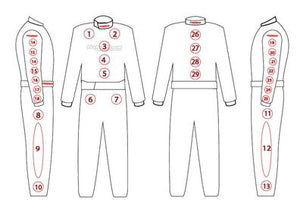 FULL KIT - Adult Custom 5 LAYER Race Suit - SFI 3.2a/15