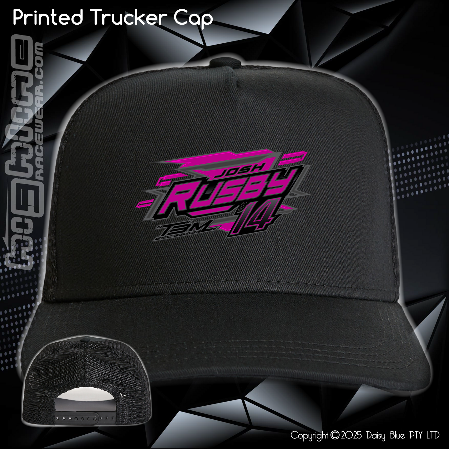 Printed Trucker Cap - Tyler Bros. Motorsport