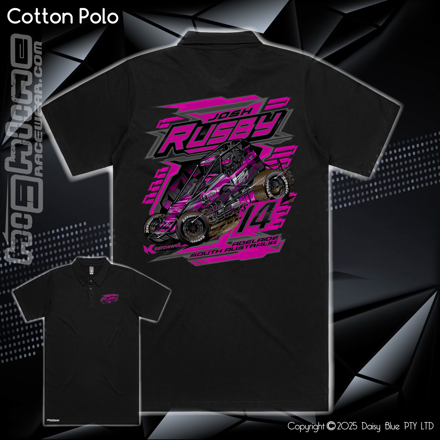 Cotton Polo - Tyler Bros. Motorsport