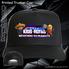 Load image into Gallery viewer, Printed Trucker Cap - JQMV Kids Royal 2026
